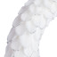 Humble & Mash White Feather Wreath close up