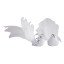 Humble & Mash White Feather Bird Clips, Set Of 2
