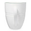 Maxwell & Williams White Basics Edge Coupe Mug, Set of 4