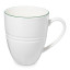 Maxwell & Williams White Basics Edge Coupe Mug, Set of 4