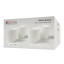 Maxwell & Williams White Basics Diamonds Latte Cup, Set of 4