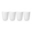 Maxwell & Williams White Basics Diamonds Latte Cup, Set of 4