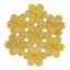 Gone Rural Floral Imbali Placemat - Yellow