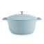 MasterClass Cast Aluminium Casserole Dish, 5L - Sky Blue