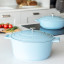 MasterClass Cast Aluminium Casserole Dish, 5L - Sky Blue