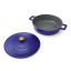 MasterClass Cast Aluminium Shallow Casserole Dish, 4L - Electric Blue