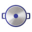 MasterClass Cast Aluminium Shallow Casserole Dish, 4L - Electric Blue