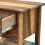 Homewood Cottonwood Omusha Ndebele Round Leg Bedside Table