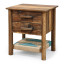 Homewood Cottonwood Omusha Ndebele Round Leg Bedside Table