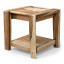 Homewood Cottonwood Dwala with Woven Jute Shelf