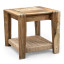 Homewood Cottonwood Dwala with Woven Jute Shelf