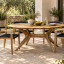 Homewood Cottonwood Imbiza Oval Sun Burst 6 seater Table