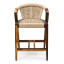 Homewood Cottonwood Duzu Arm Barstool Jute