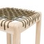 Homewood Cottonwood Baxter Riempie Backless Barstool - Natural