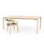 Homewood Cottonwood Duzu Natural Straight Leg 8 seater Dinning Table
