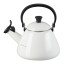 Le Creuset Kone Whistling Stovetop Kettle, 1.6 Litre - White