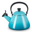 Le Creuset Kone Whistling Stovetop Kettle, 1.6L - Caribbean Blue