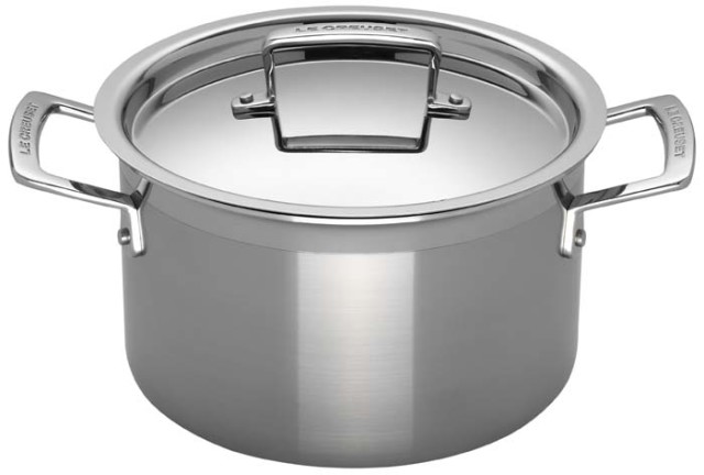 Pack Shot image of Le Creuset 3 Ply Stainless Steel Deep Casserole