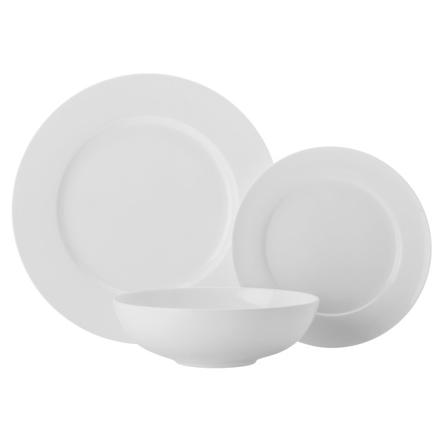 Pack Shot image of Maxwell & Williams Cashmere Rim Dinner Set, 12-Piece