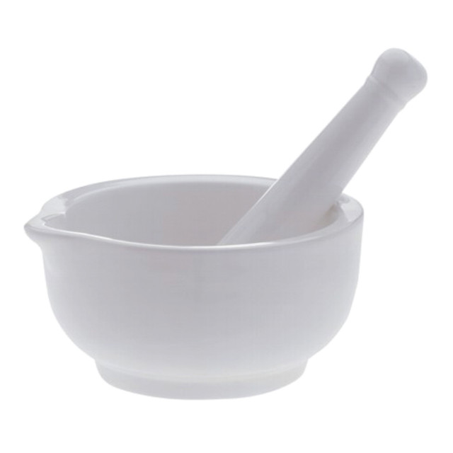 Maxwell & Williams White Basics Pestle & Mortar, 12cm