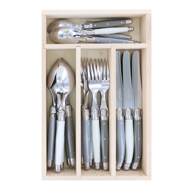 Laguiole by Andre Verdier Cutlery Set, Set of 24 Mystify product shot