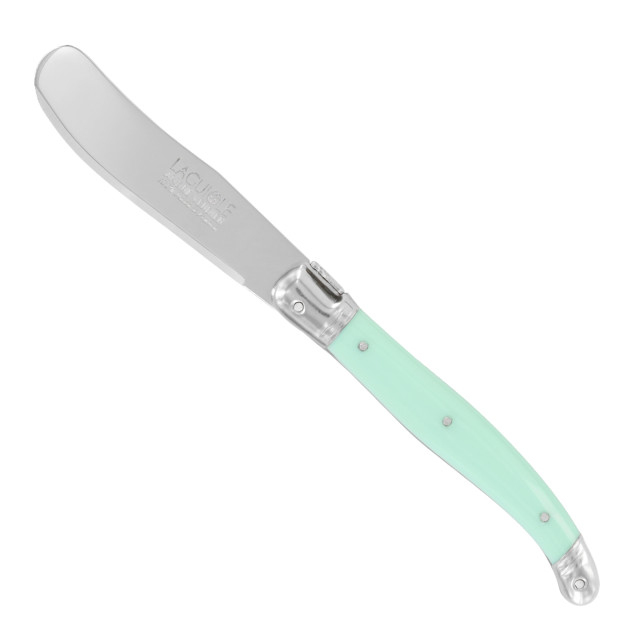 Laguiole by Andre Verdier Butter Knife - Pale Green product shot