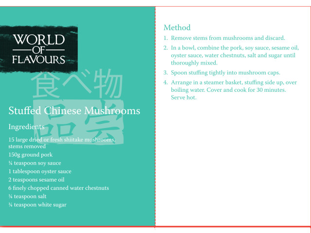 KitchenCraft Two Tier 20cm Bamboo Steamer With Lid, recipe card