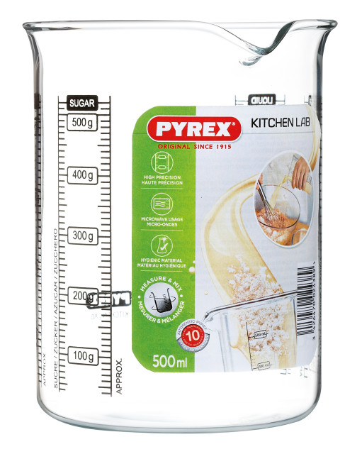 Pyrex Classic Kitchen Lab Beaker with Measurements