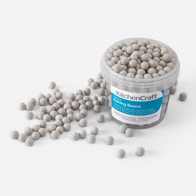 Angle image of KitchenCraft Ceramic Baking Beans, 500g