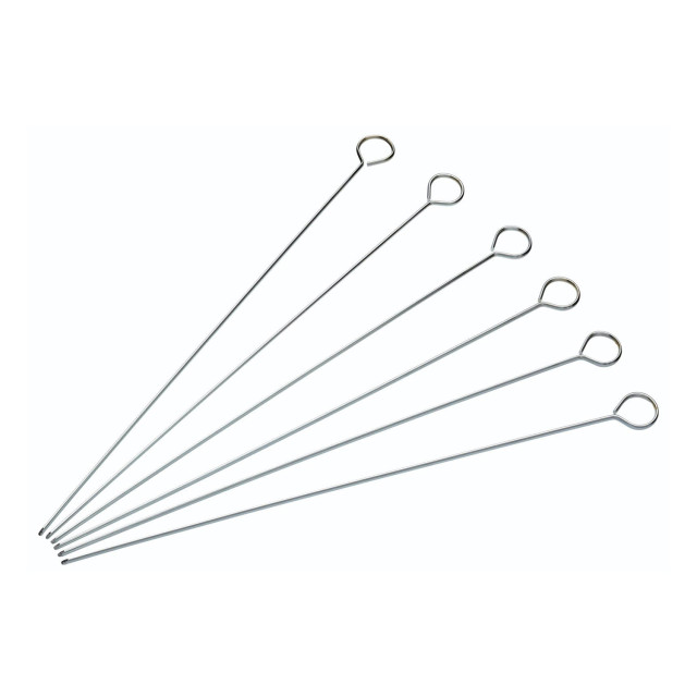 KitchenCraft Flat Sided Skewers, Set of 6 Detail Image