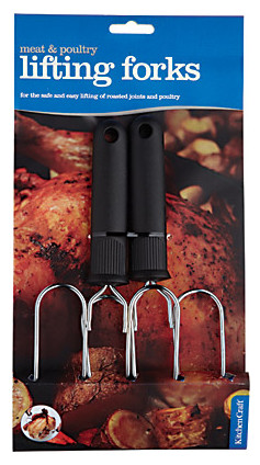 KitchenCraft Meat and Poultry Lifters, Set of 2