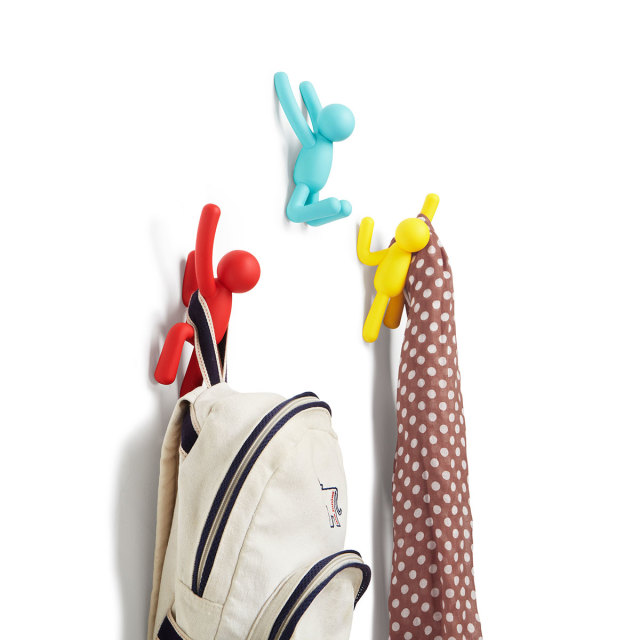 Umbra Buddy Moulded Wall Hooks, Set of 3