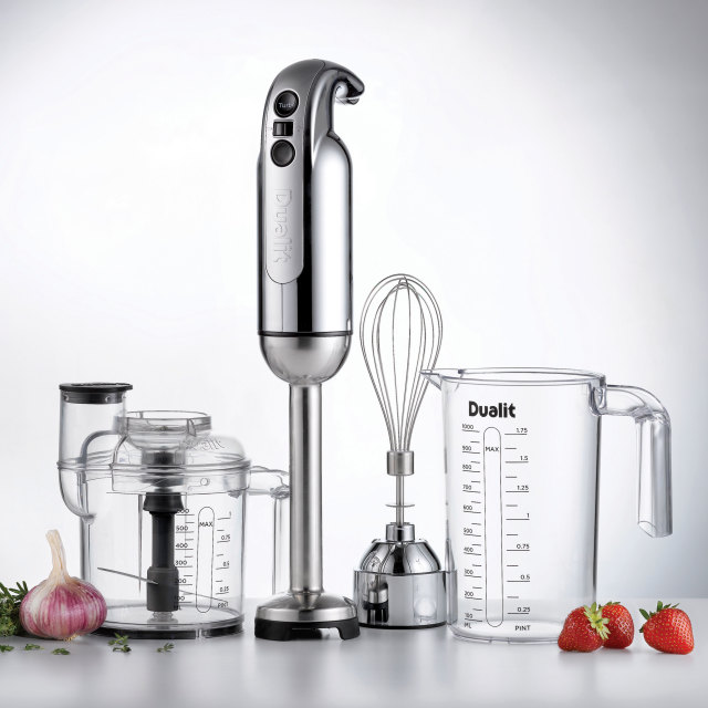Dualit Stainless Steel 750W Stick Blender Set
