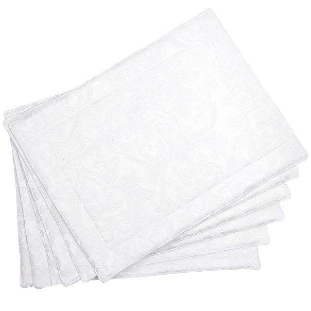 Balducci Palace Damask White