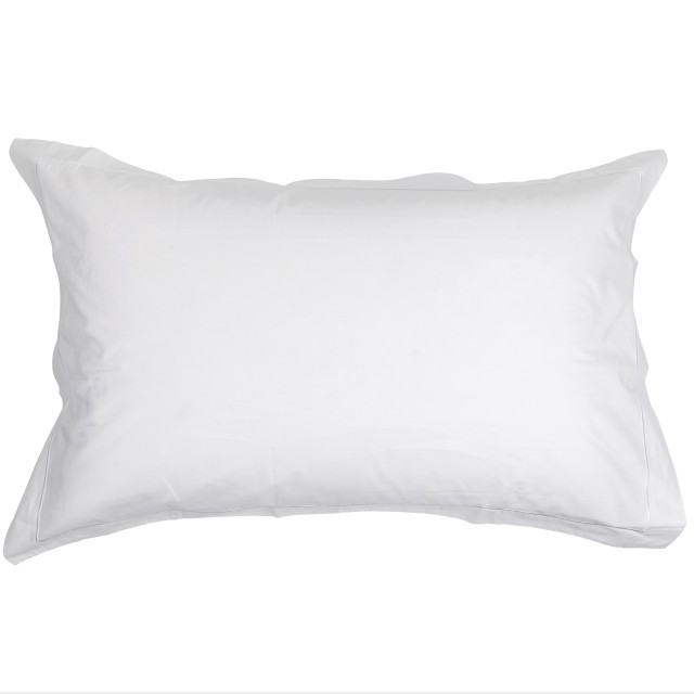 Linen Drawer Satin Stitch Egyptian Cotton Pillowcases, Set of 2