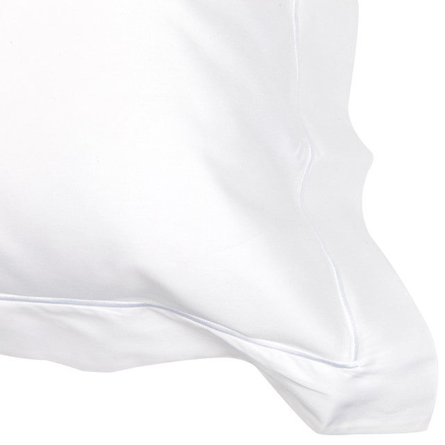 Linen Drawer Satin Stitch Egyptian Cotton Pillowcases, Set of 2