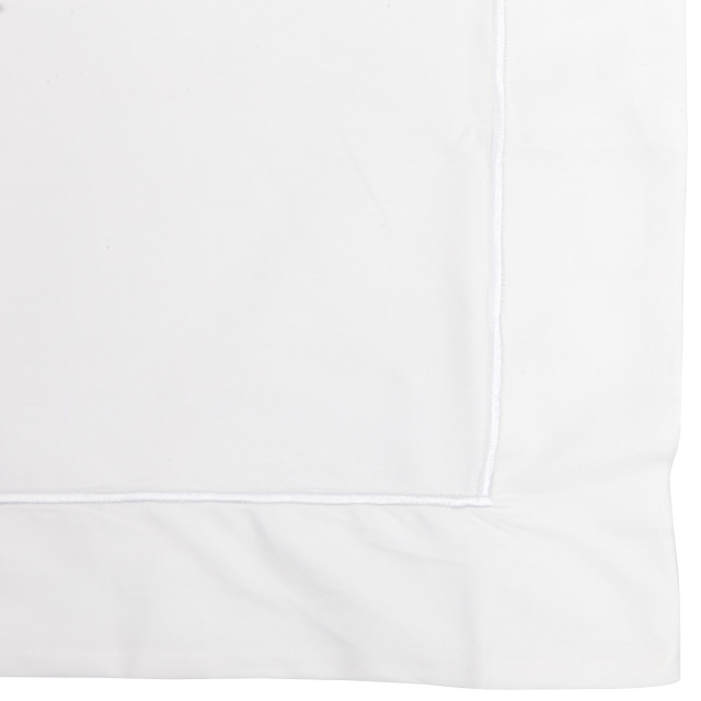 Linen Drawer Satin Stitch Egyptian Cotton Pillowcases, Set of 2