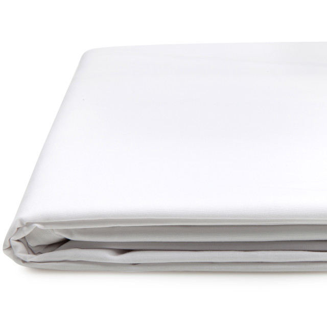 Linen Drawer White Egyptian Cotton Extra Length Fitted Sheet, 400 Thread Count