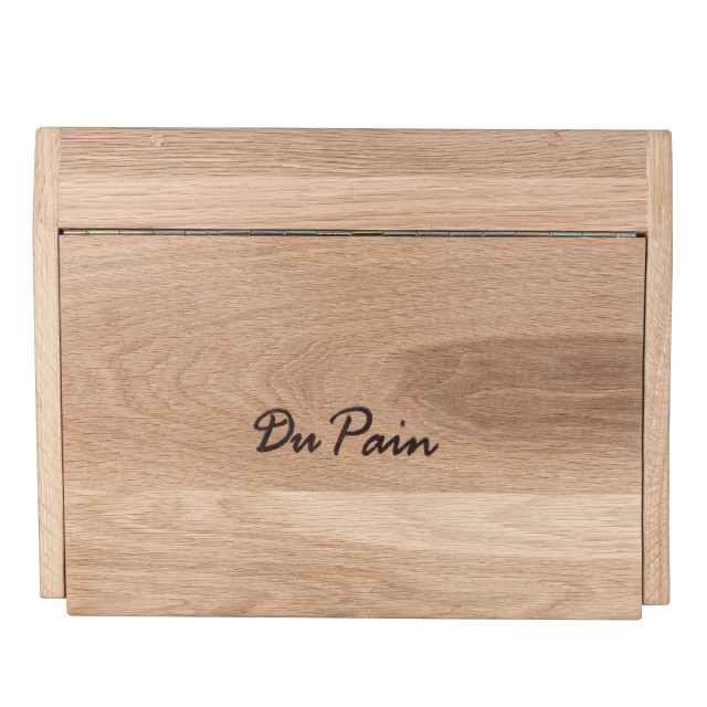 Angle image of Laid Back Company Oak Du Pain Bread Bin