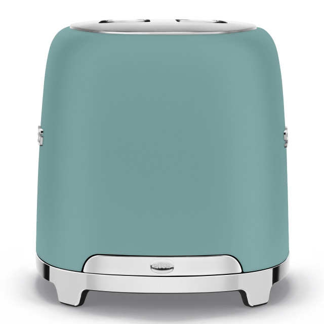 Smeg Retro 2-Slice Toaster, 950W - Matte Emerald Green angle