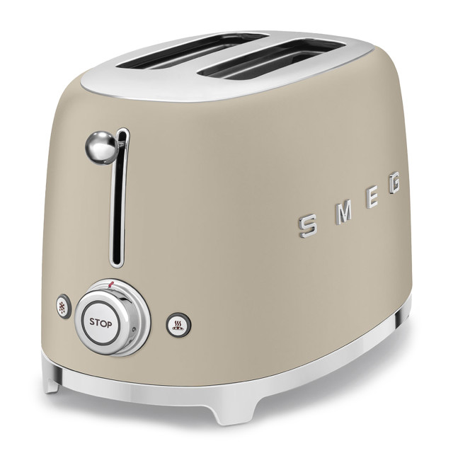 Smeg Retro 2-Slice Toaster, 950W - Moonlight Matt
