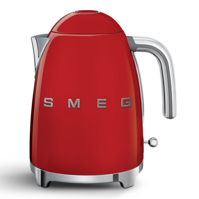 Smeg Retro Cordless Kettle, 1.7L, Red