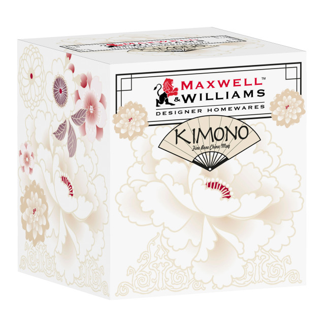 Maxwell & Williams Kimono Mug, 400ml White packaging