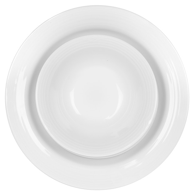 Noritake Arctic White Dinner Set, 12-Piece