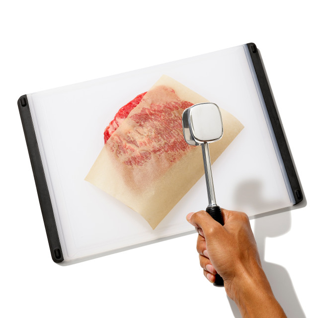 OXO Good Grips Meat Tenderiser Product In Use
