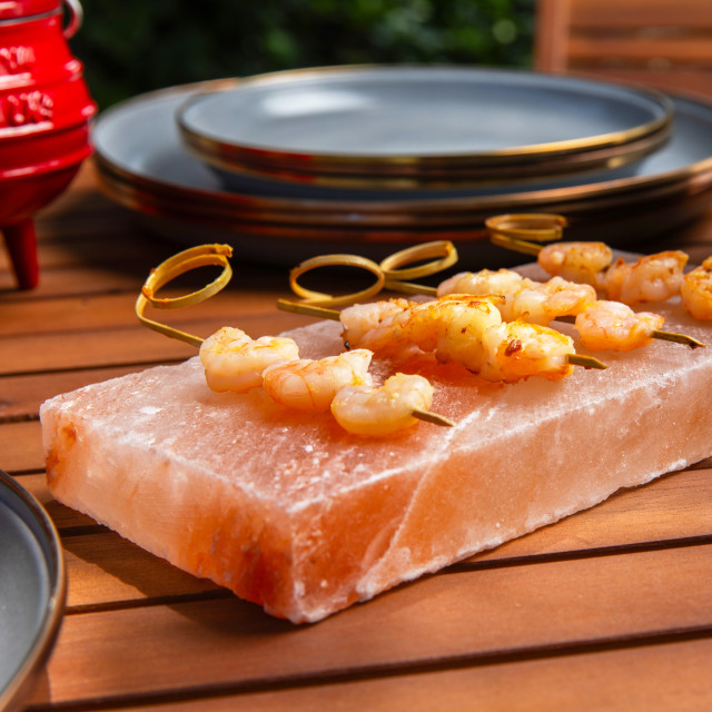 Jimmy Public Salt Slab with prawns