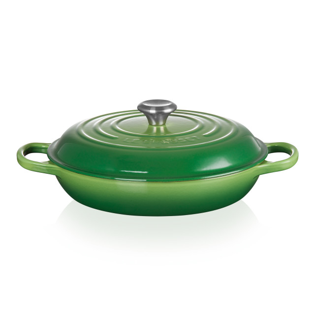 Le Creuset Signature 3.5 Litre Shallow Casserole, 30cm - Bamboo product shot