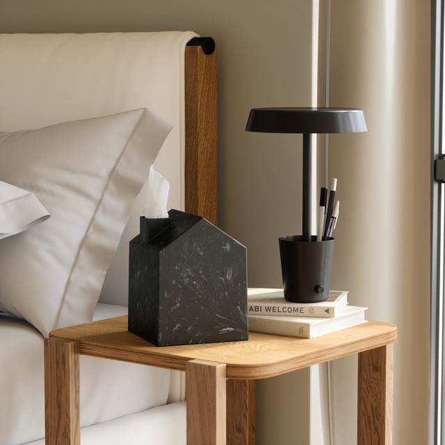 Umbra Casa Tissue Box - Ocean Black