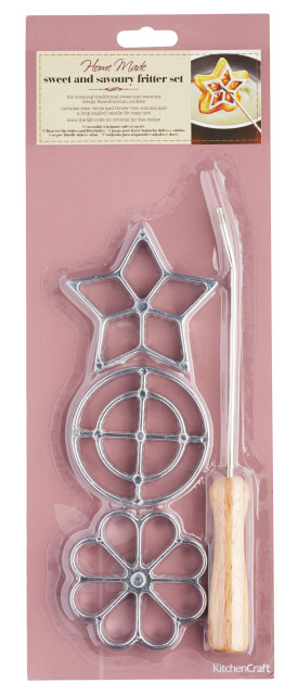 KitchenCraft Home Made Swedish Rosette Iron Set