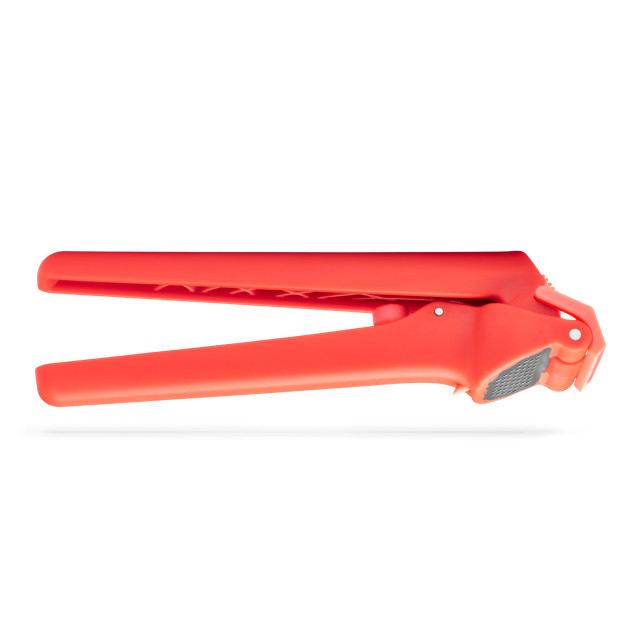 Dreamfarm Garject Lite Garlic Press - Red angle